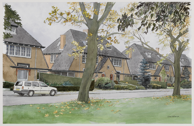 28275 Gezicht in de Professor Reinwardtlaan te Utrecht uit het zuiden.